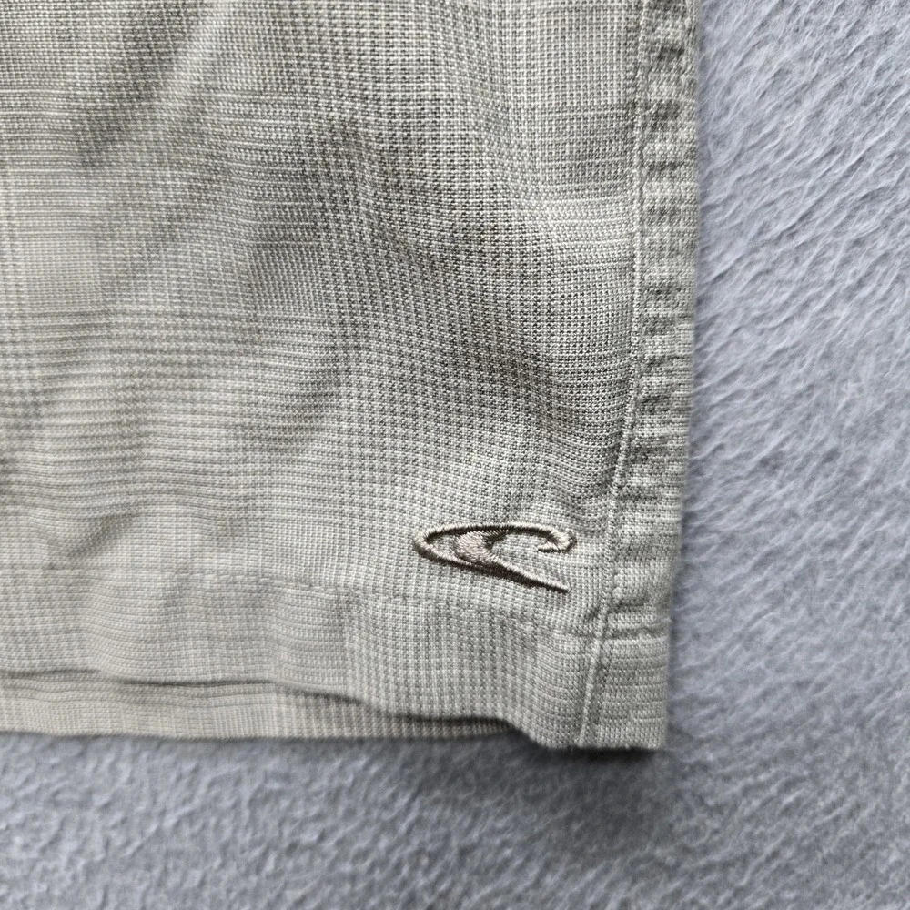 O'Neill Men Shorts 32 Khaki Embroidered Plaid Chino Button 10